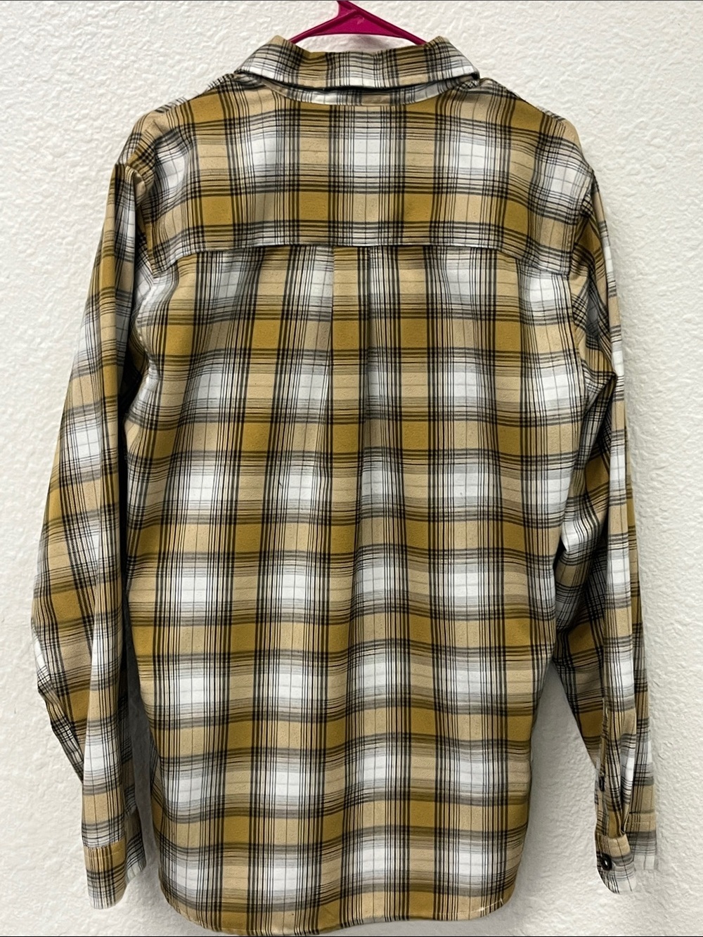 DIXXON “The Lager” Gold Plaid Button-Front Shirt #1094 - Picture 3 of 4